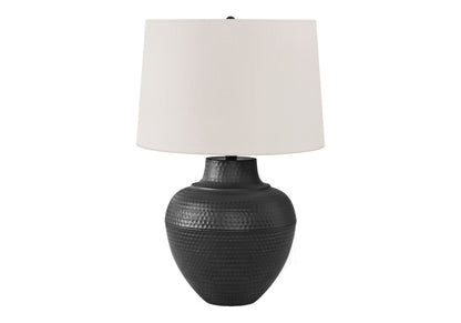 Black Urn Table Lamp w/ Shade