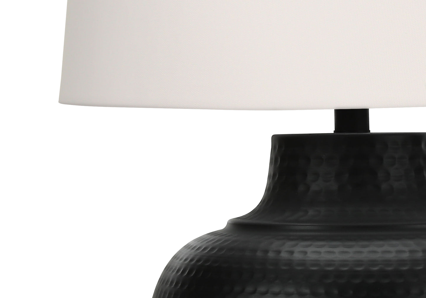 Black Urn Table Lamp w/ Shade