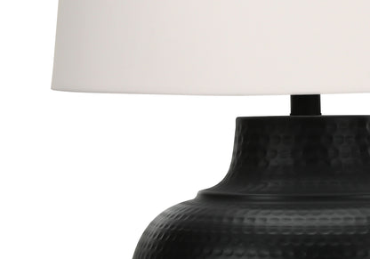 Black Urn Table Lamp w/ Shade