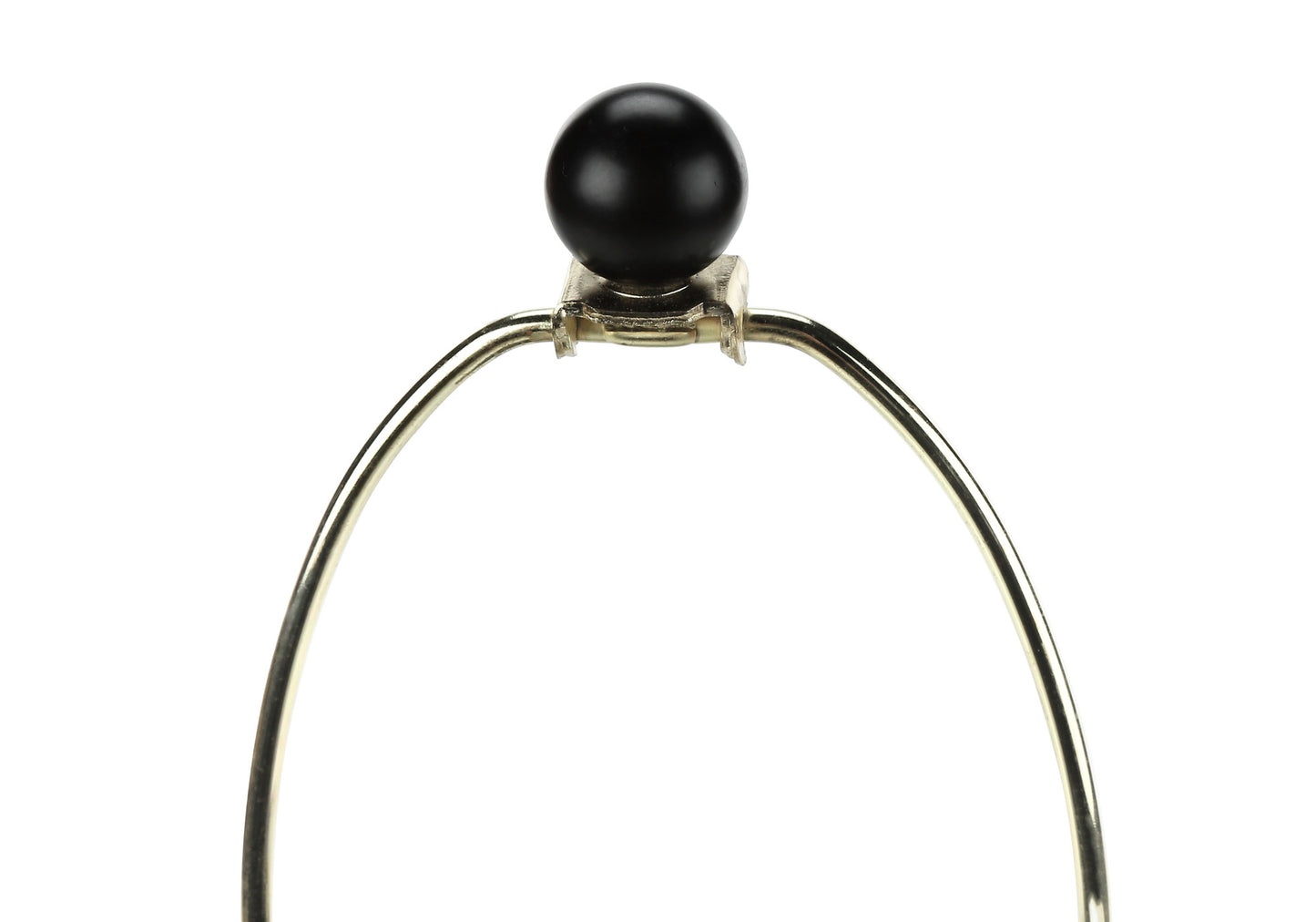Black Urn Table Lamp w/ Shade
