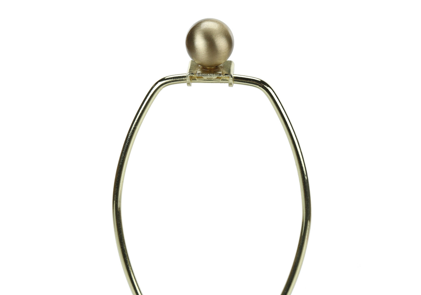 Gold & White Urn Table Lamp w/ Shade