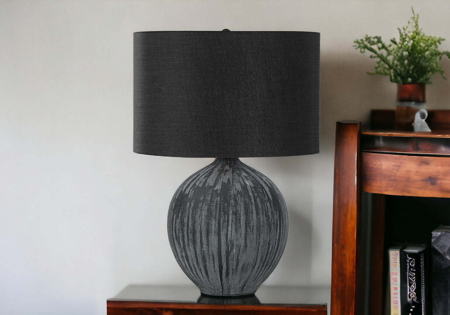 Black Table Lamp w/ Shade