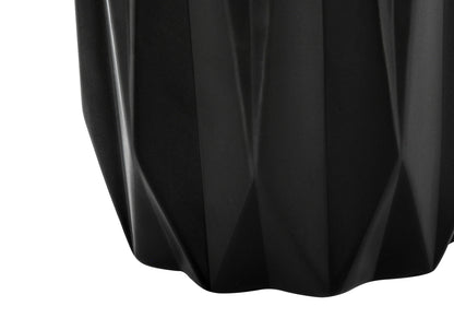 Black Geometric Table Lamp w/ Shade