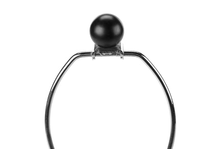 Black Geometric Table Lamp w/ Shade