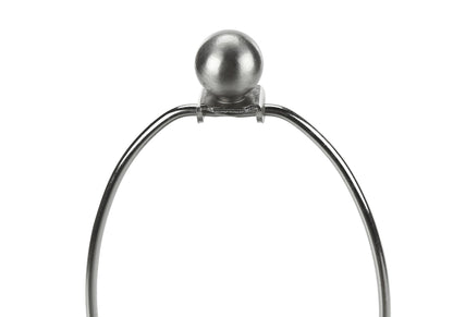 Blue & Silver Table Lamp w/ Shade