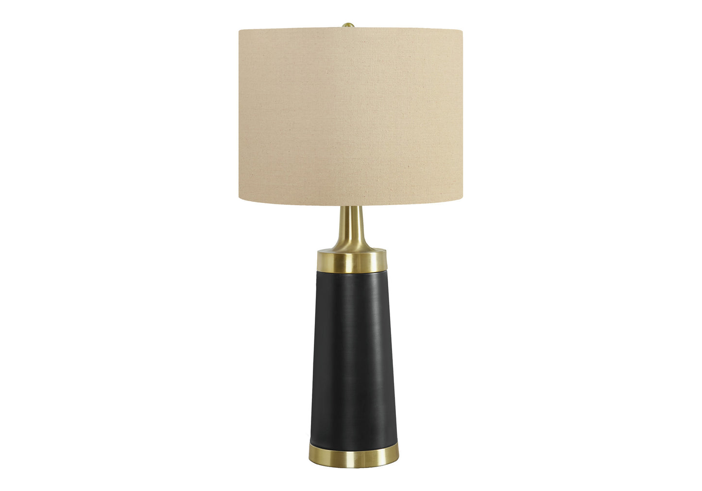 Black & Gold Table Lamp w/ Shade