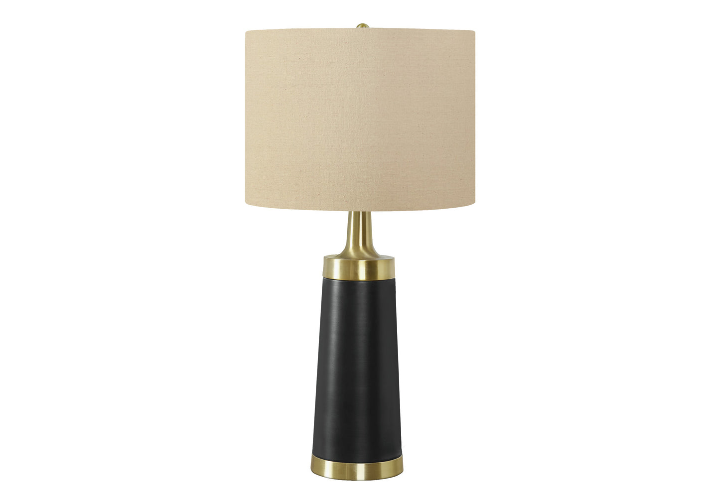 Black & Gold Table Lamp w/ Shade