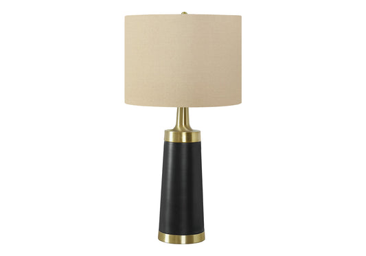 Black & Gold Table Lamp w/ Shade