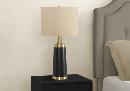 Black & Gold Table Lamp w/ Shade