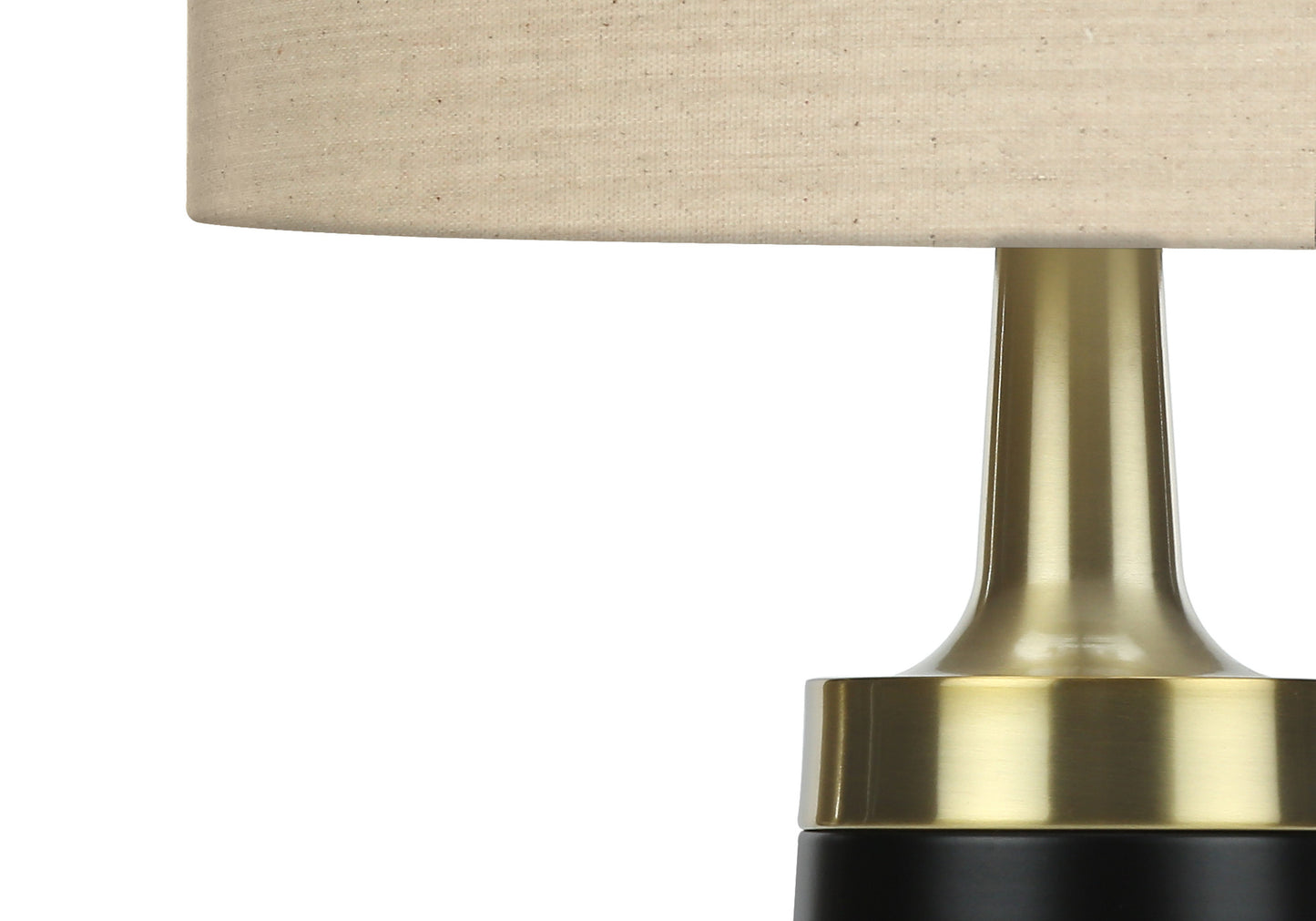 Black & Gold Table Lamp w/ Shade
