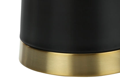 Black & Gold Table Lamp w/ Shade