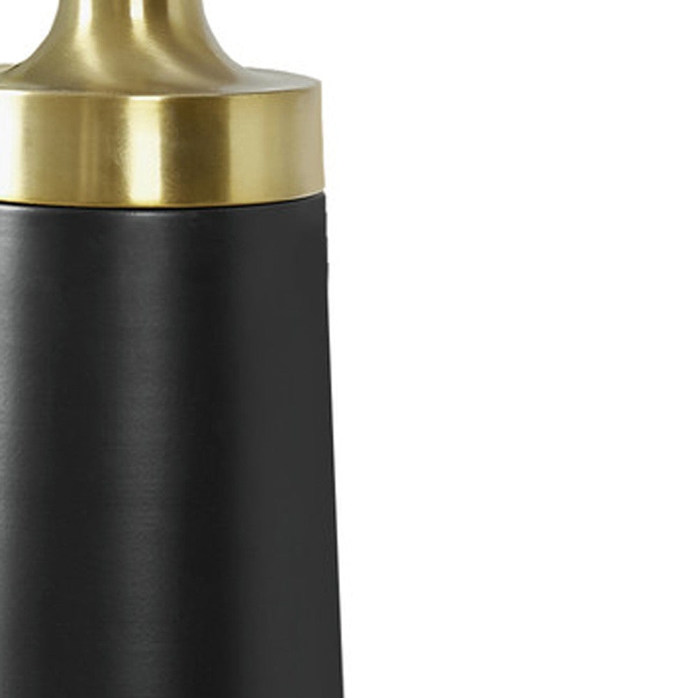 Black & Gold Table Lamp w/ Shade