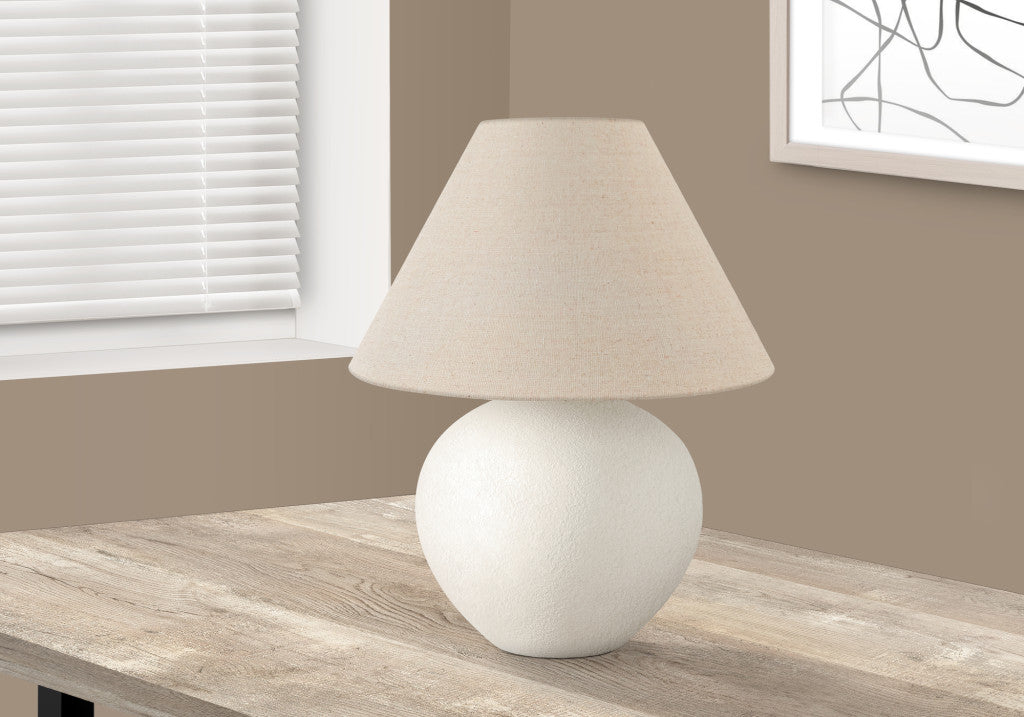 Cream Table Lamp w/ Shade