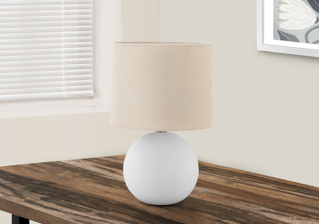Cream Table Lamp w/ Shade