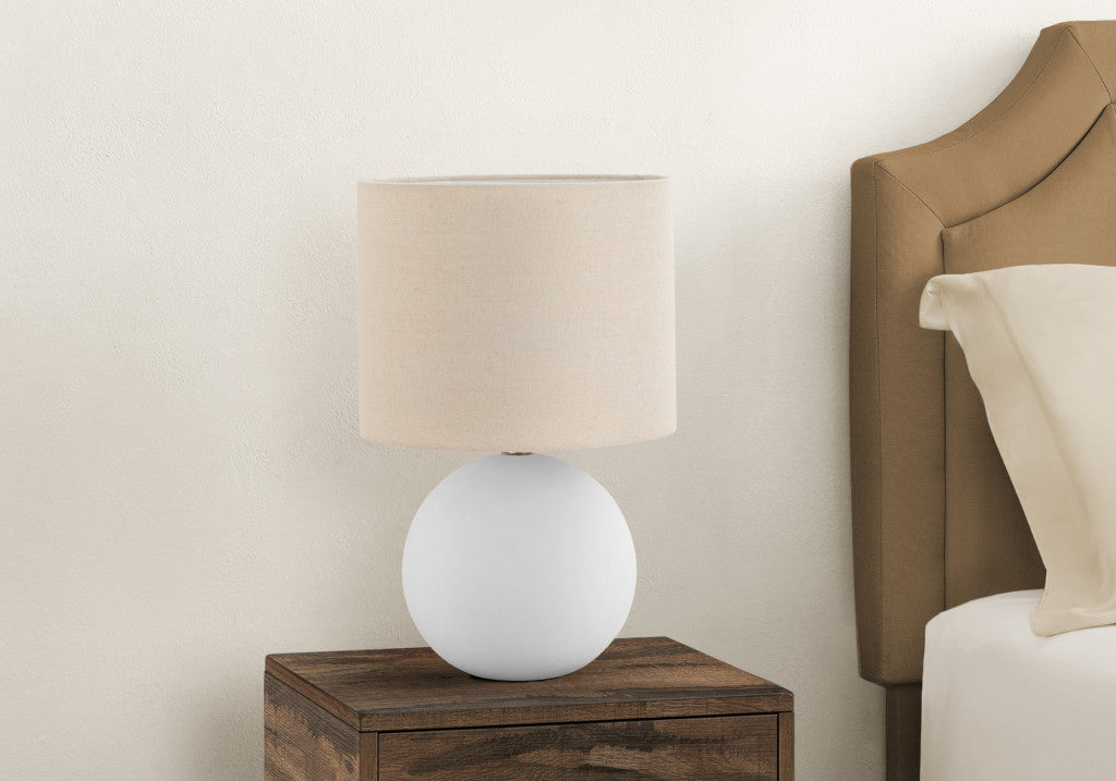 Cream Table Lamp w/ Shade
