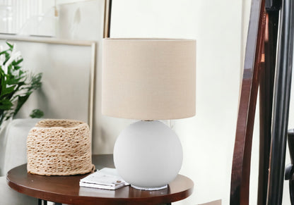 Cream Table Lamp w/ Shade