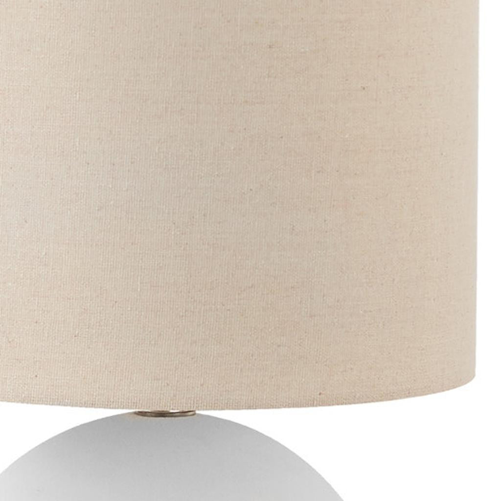 Cream Table Lamp w/ Shade