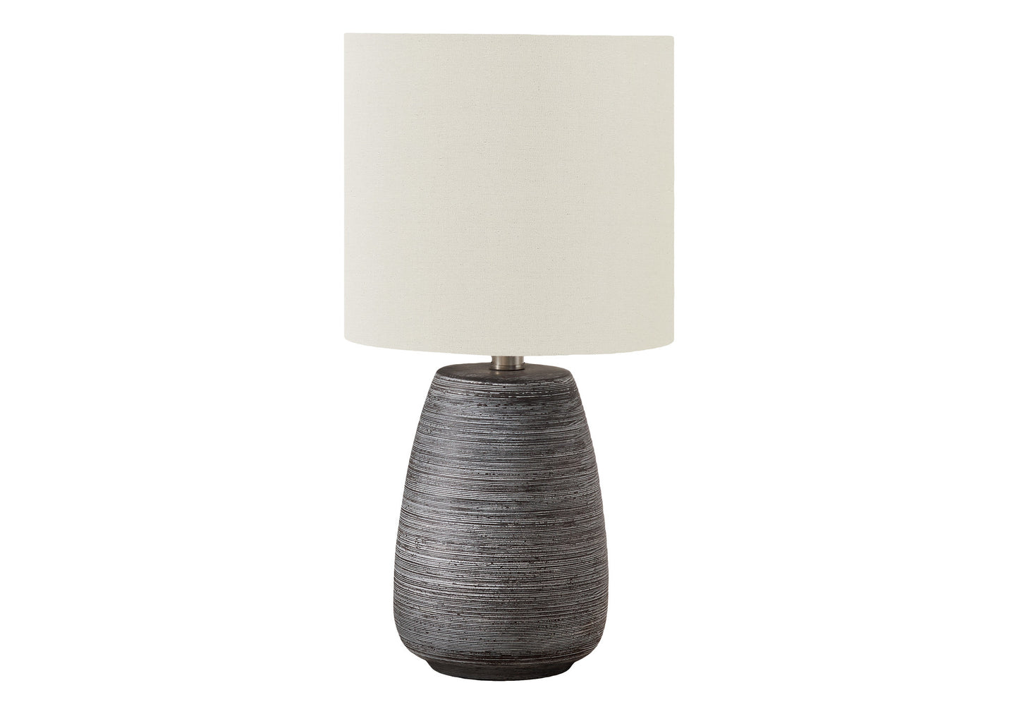 Gray Table Lamp w/ Shade