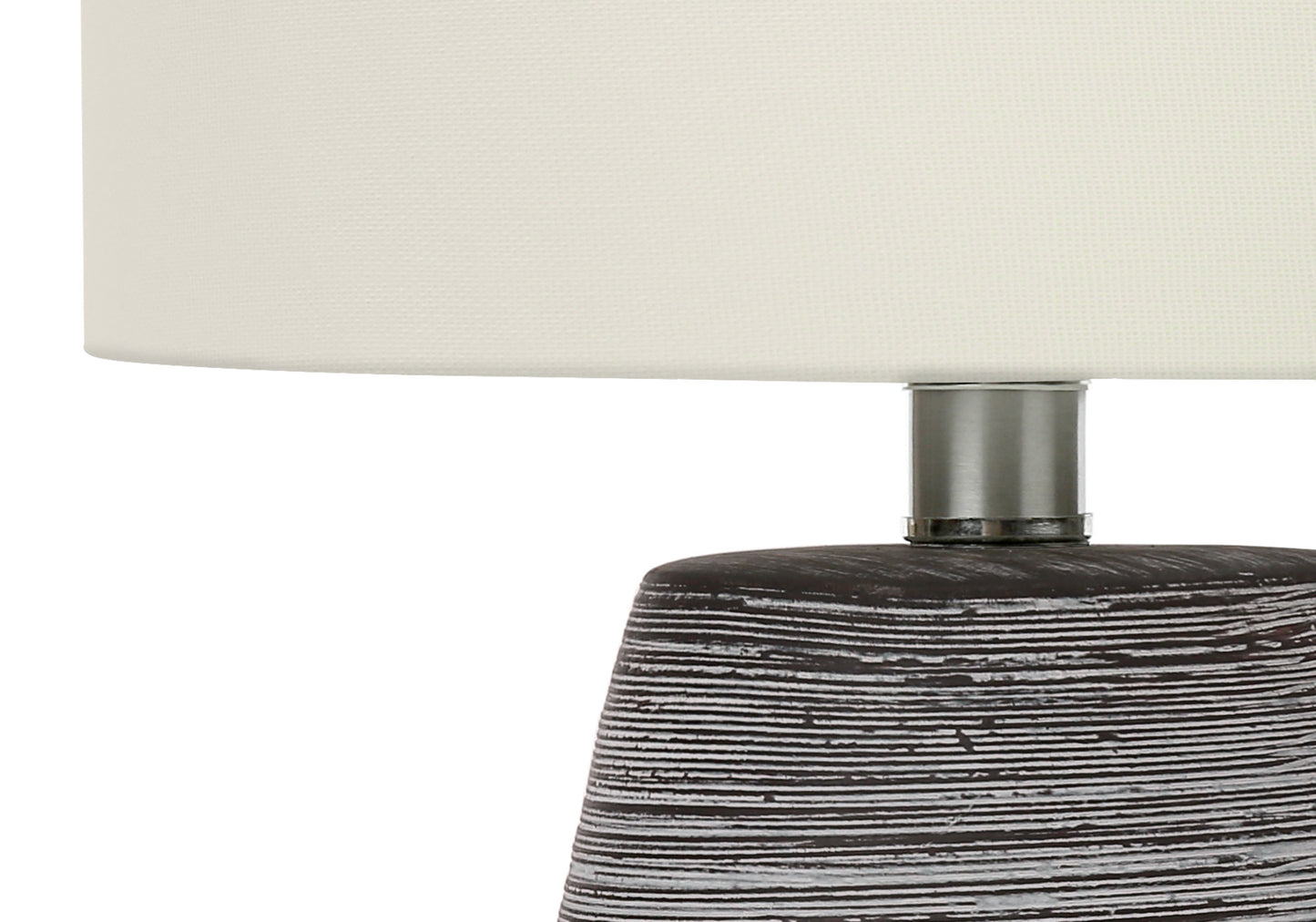 Gray Table Lamp w/ Shade