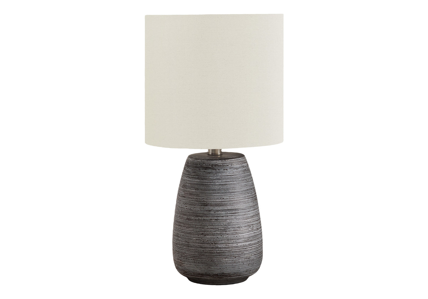 Gray Table Lamp w/ Shade
