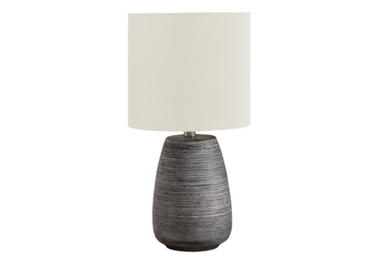 Gray Table Lamp w/ Shade