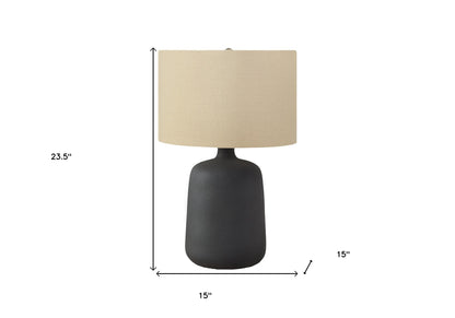 Black Table Lamp w/ Shade