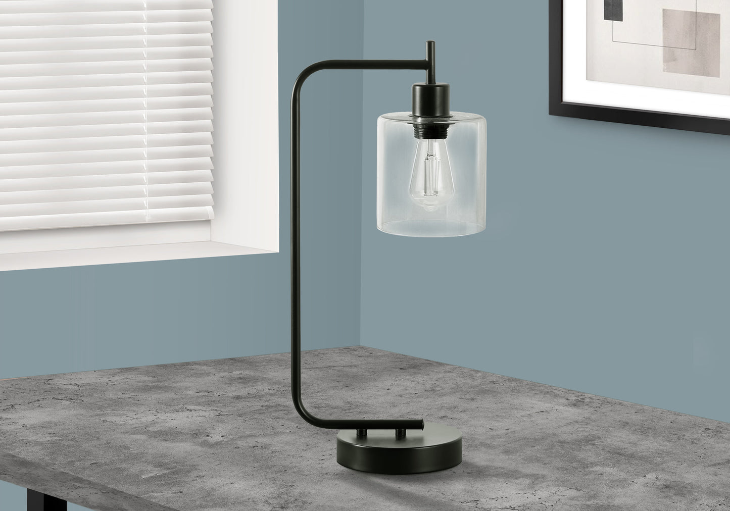 Black Table Lamp w/ Shade