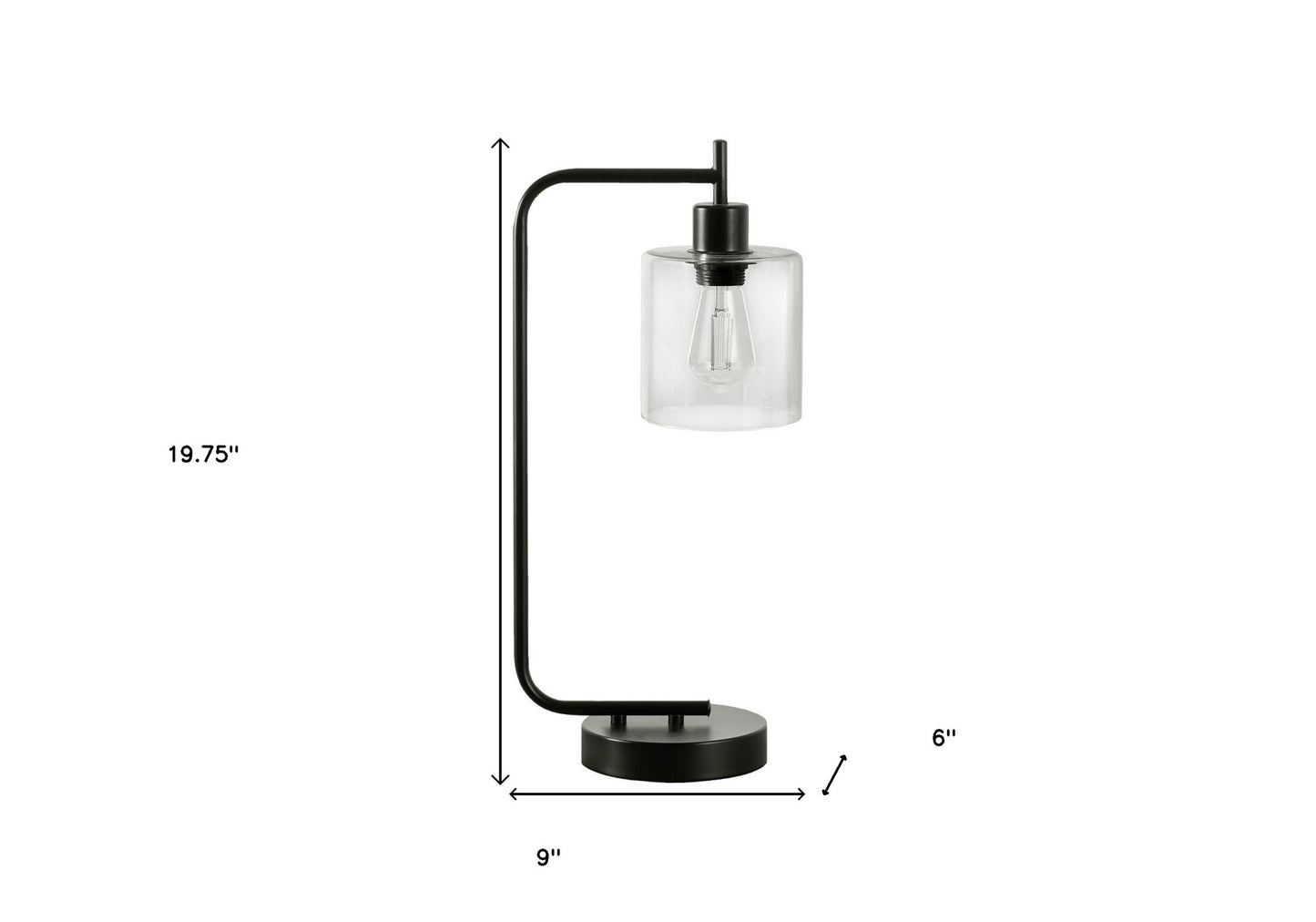 Black Table Lamp w/ Shade