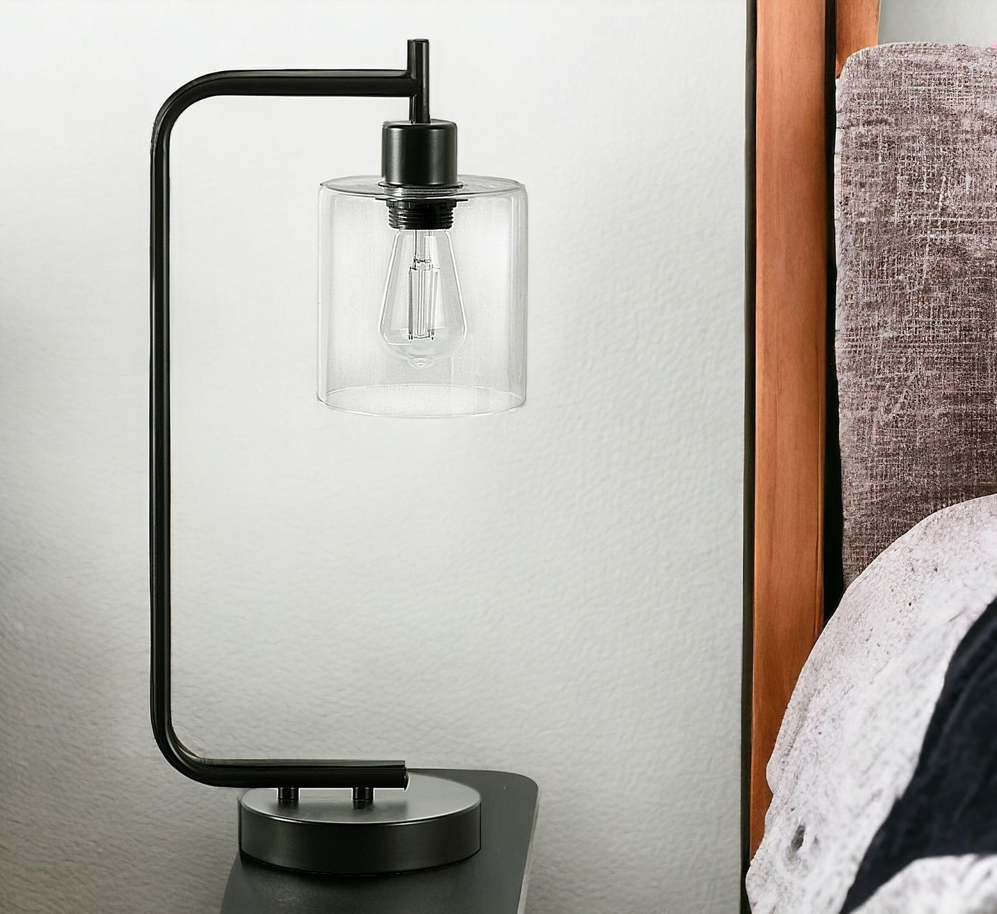 Black Table Lamp w/ Shade