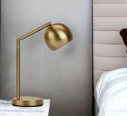 Gold Table Lamp w/ Shade