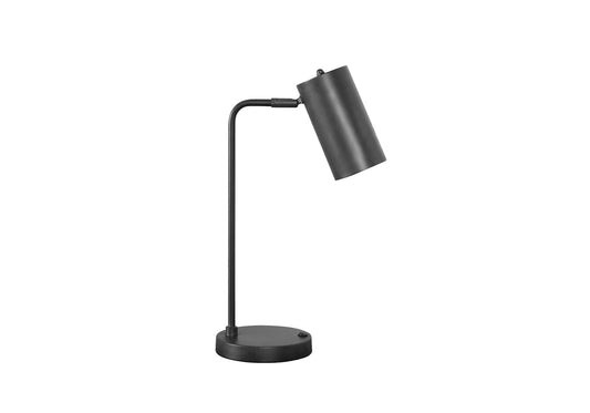Gray Table Lamp w/ Gray Shade