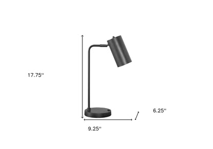Gray Table Lamp w/ Gray Shade