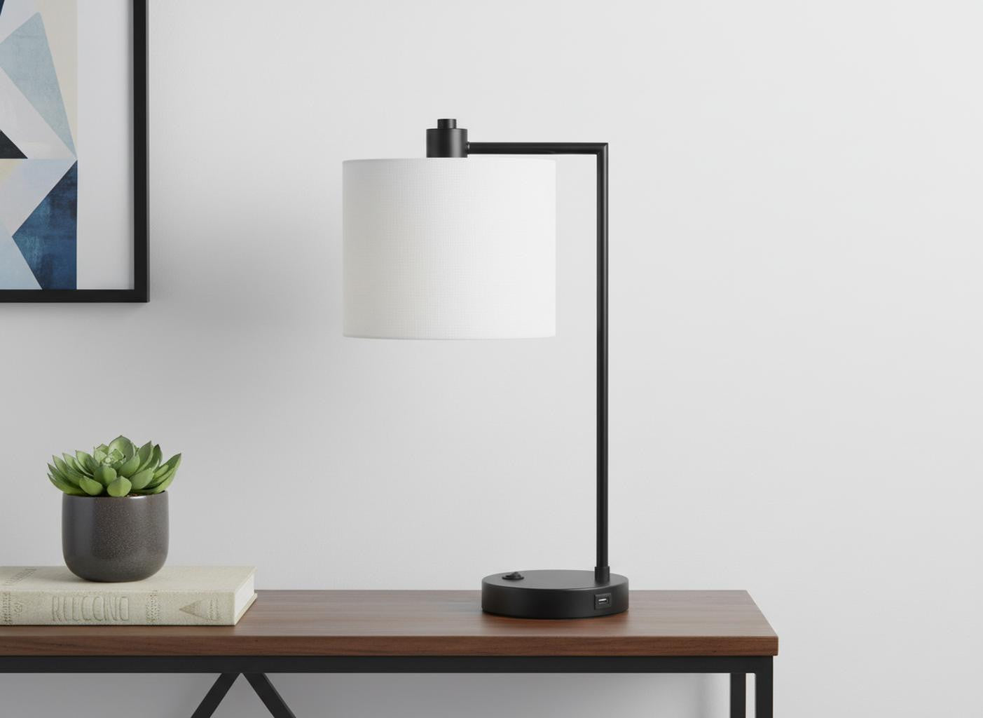 Black Table Lamp w/ Shade