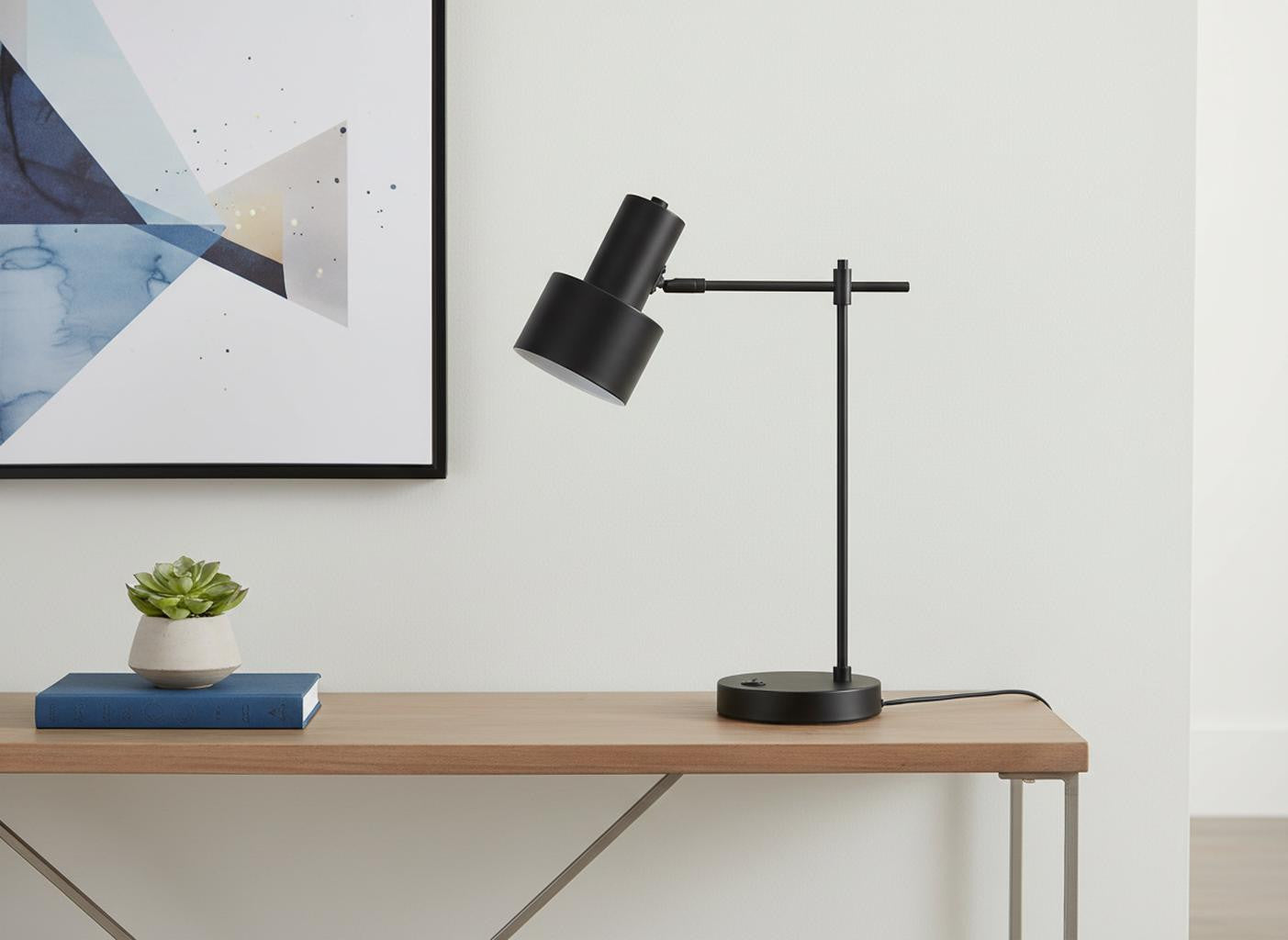 Black Table Lamp w/ Shade