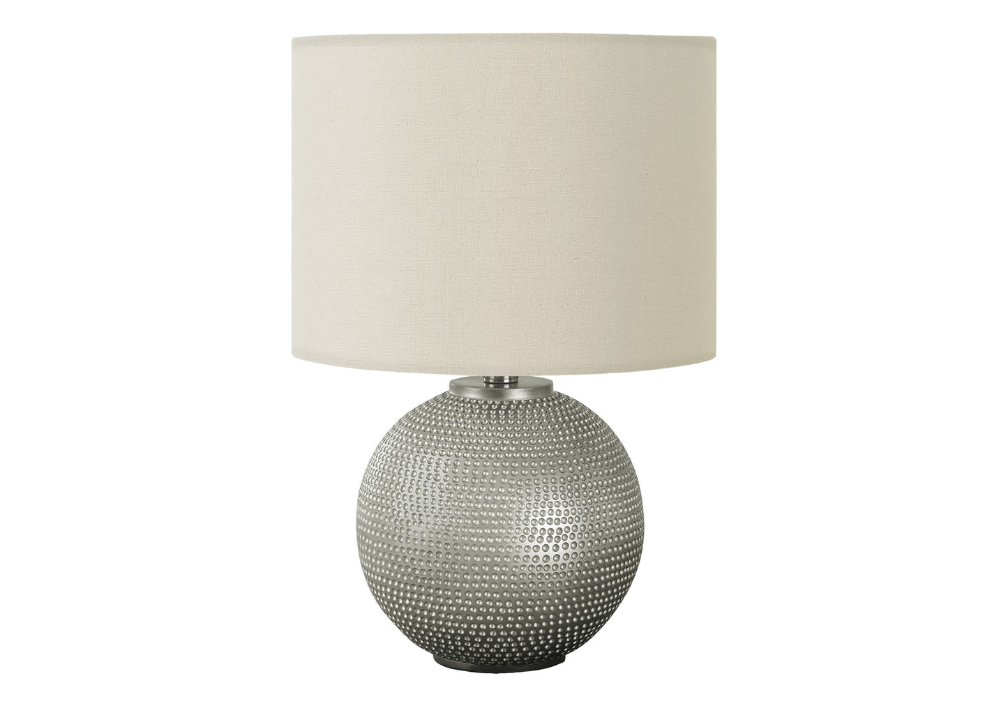 Gray Table Lamp w/ Shade