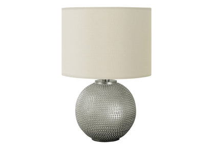 Gray Table Lamp w/ Shade