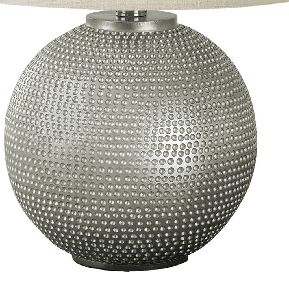 Gray Table Lamp w/ Shade