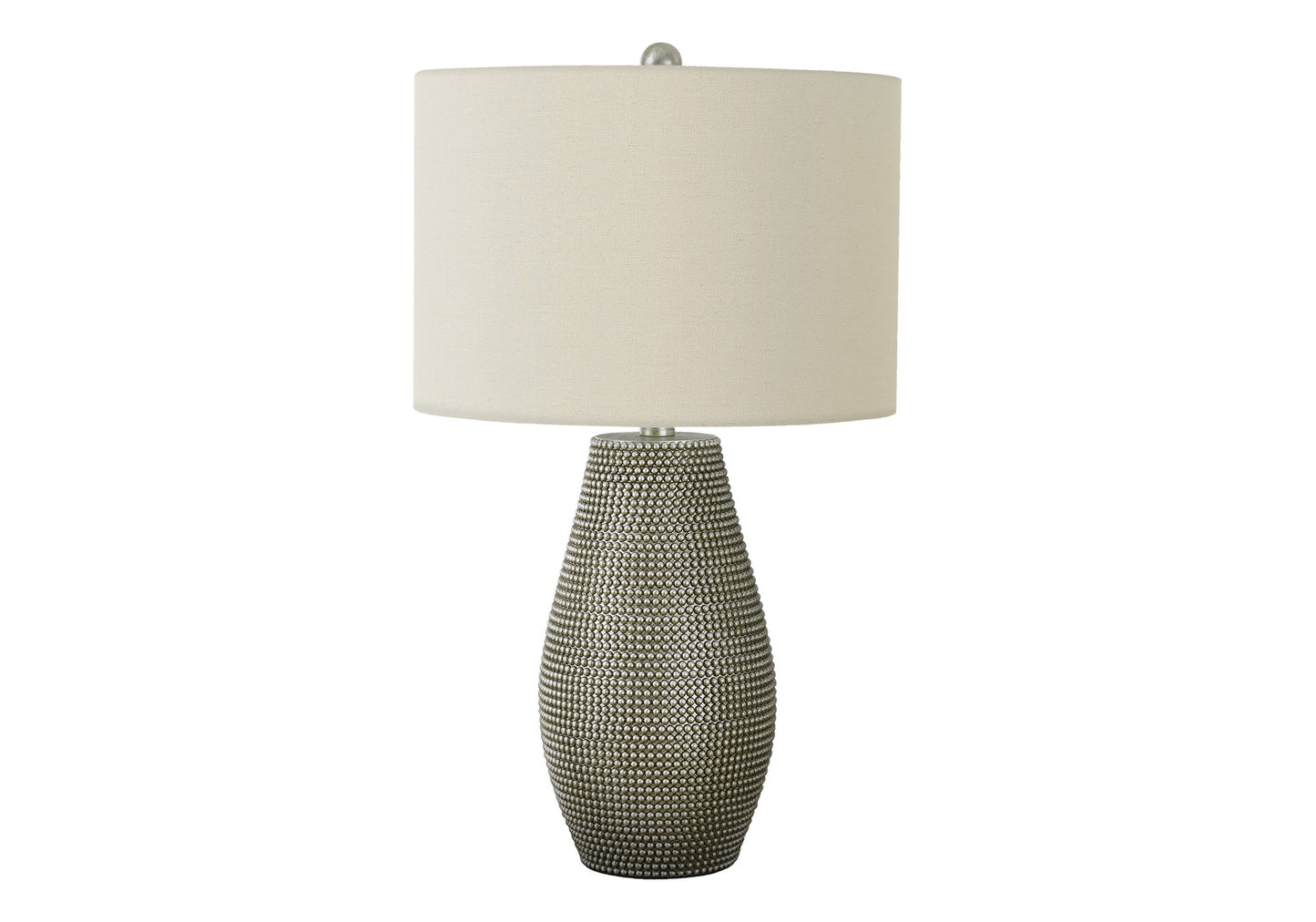 Gray Table Lamp w/ Shade