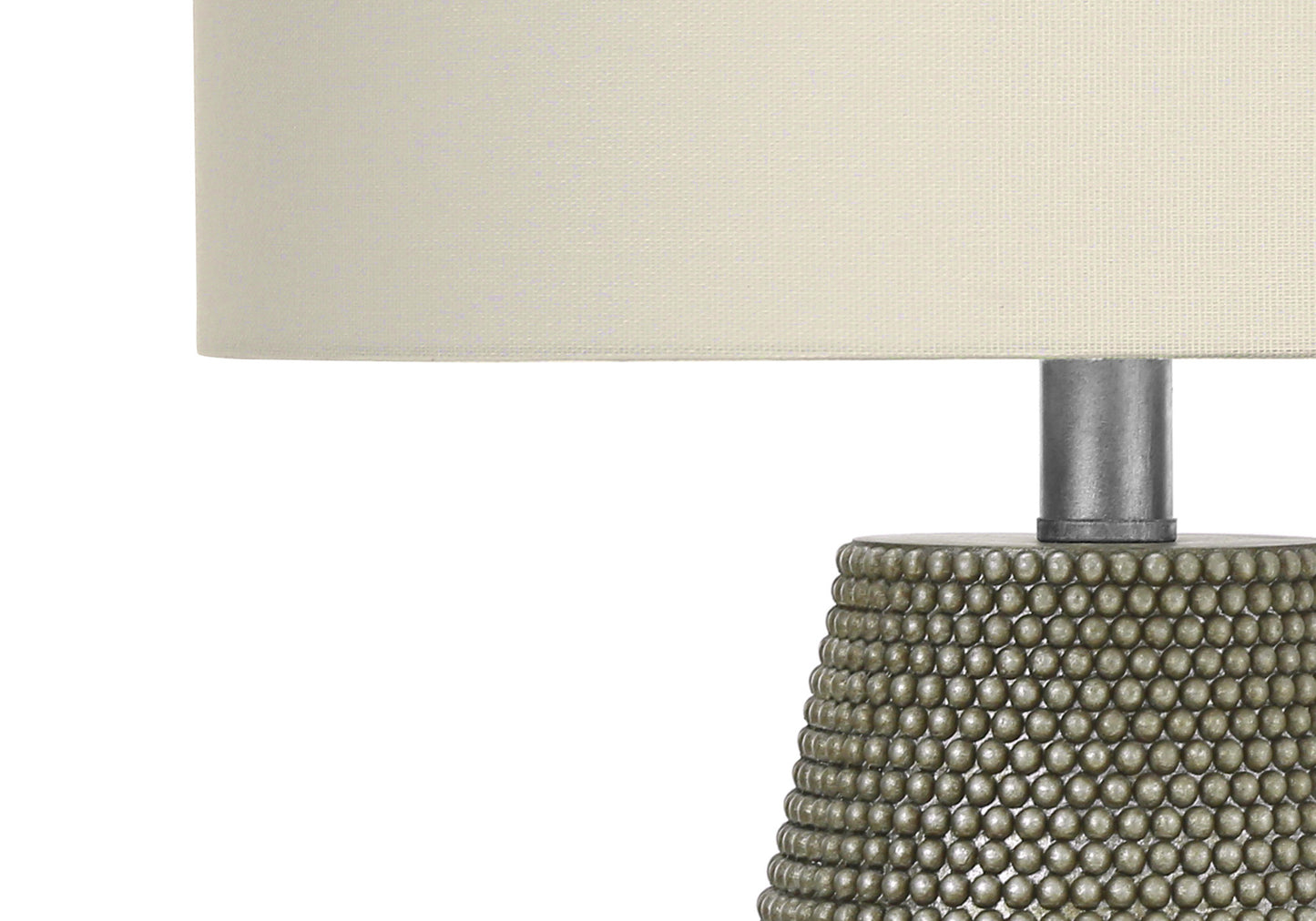 Gray Table Lamp w/ Shade