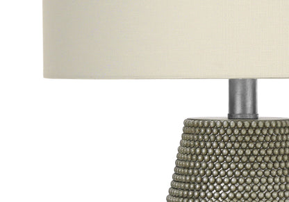 Gray Table Lamp w/ Shade