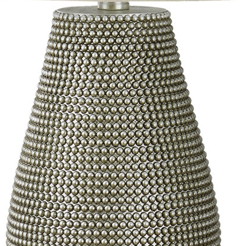Gray Table Lamp w/ Shade