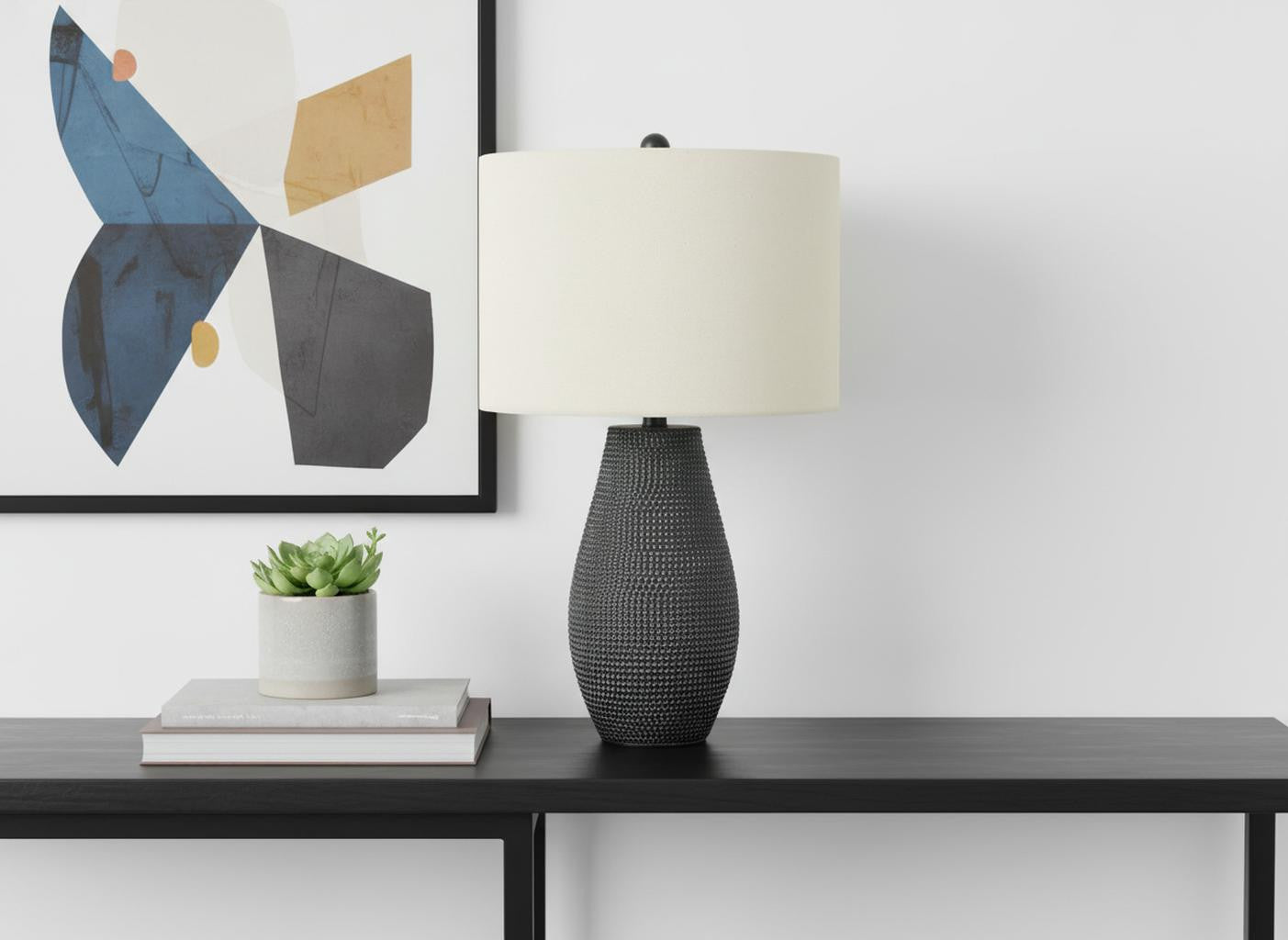 Black Table Lamp w/ Shade