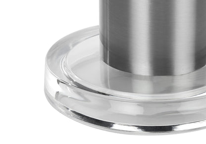 Silver Acrylic Table Lamp w/ Shade