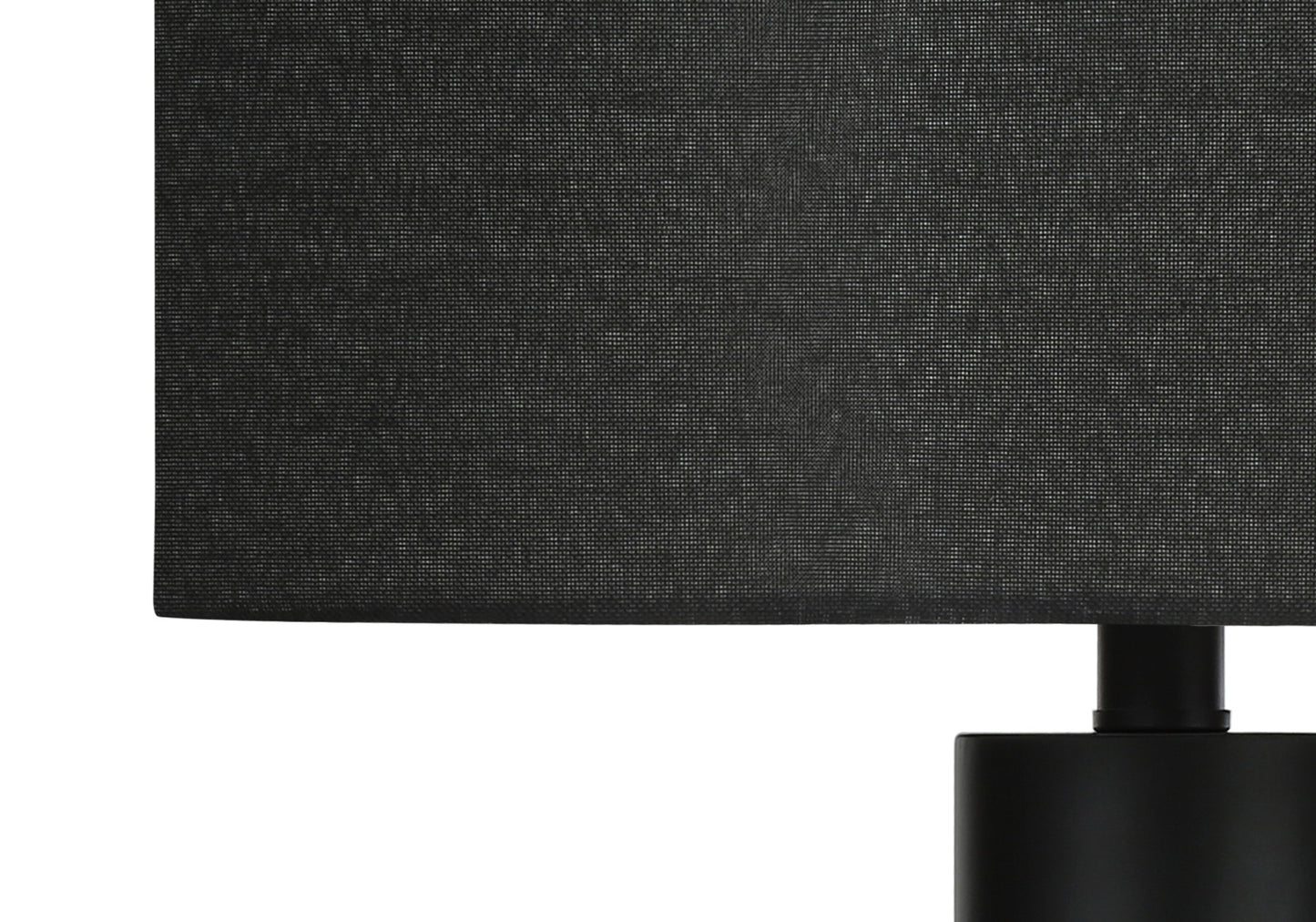 Black & Acrylic Table Lamp w/ Shade