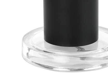 Black & Acrylic Table Lamp w/ Shade