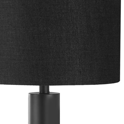 Black & Acrylic Table Lamp w/ Shade