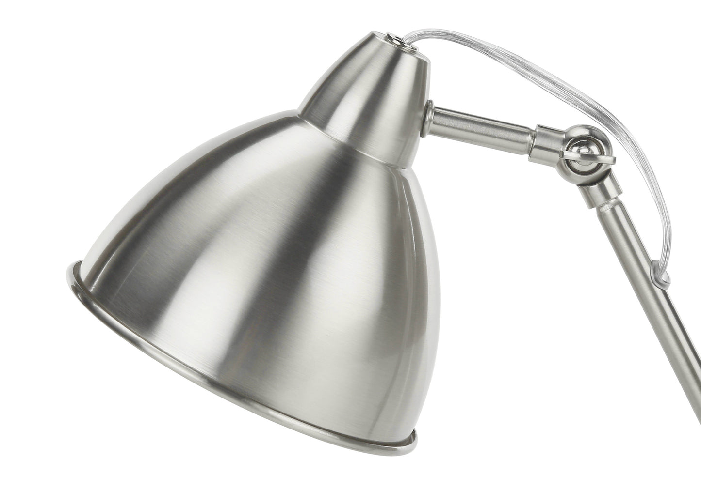 Nickel Table Lamp w/ Shade