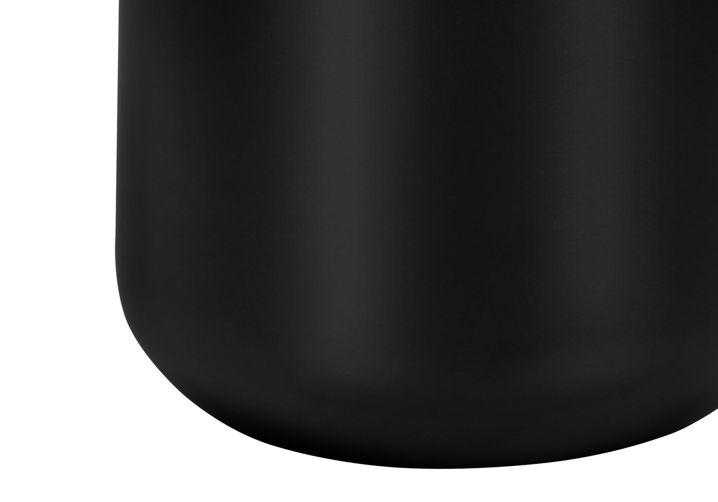Black Concrete Urn Table Lamp w/ Shade