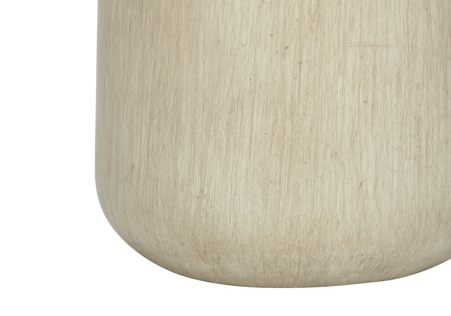 Beige Concrete Urn Table Lamp w/ Shade