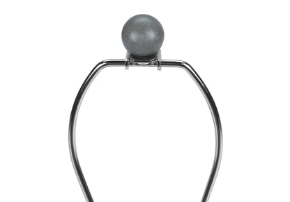Gray Concrete Urn Table Lamp w/ Shade